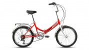 Велосипед 20' складной FORWARD ARSENAL 20 2.0 красный, 6 ск., 14' RBKW9YF06004